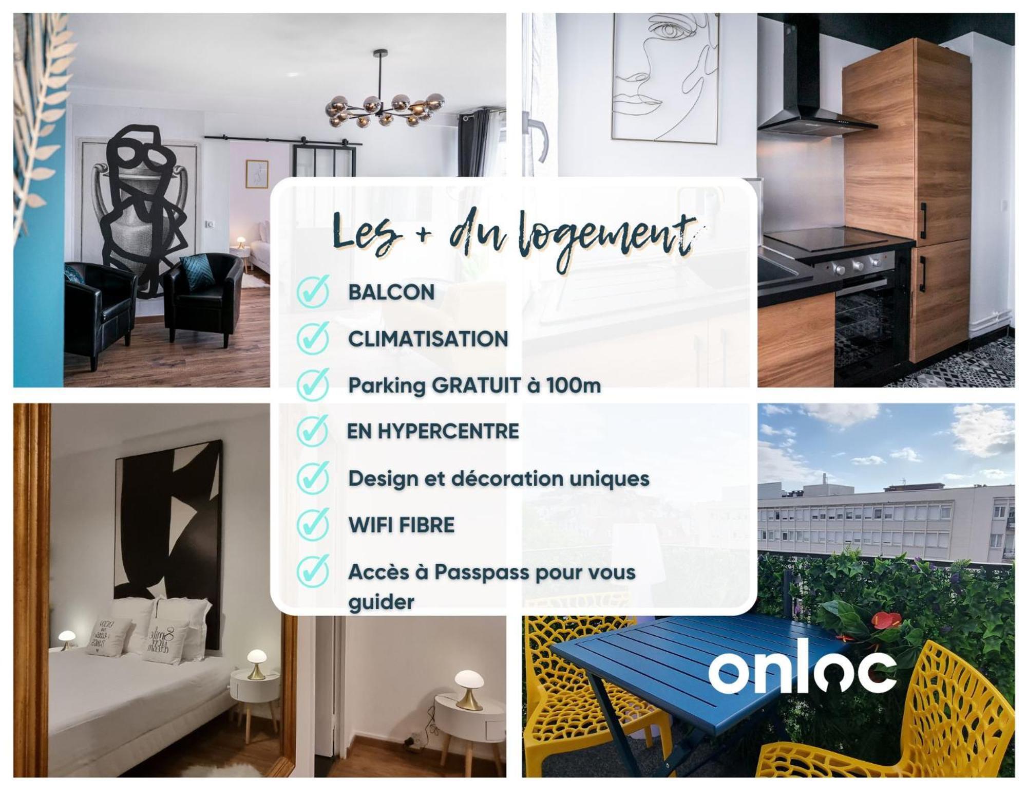 Apartament Au Palais Des Pyrenees! Hyper Centre -Clim-Balcon-Parking Gratuit Pau Zewnętrze zdjęcie